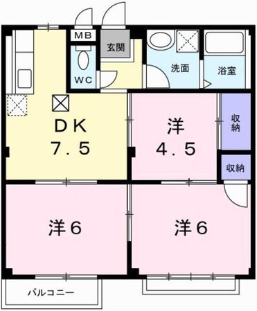 リバティーヒルの物件間取画像